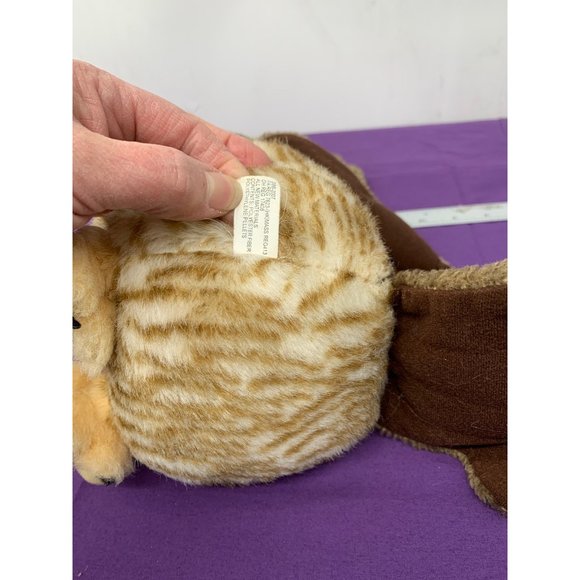 2007 KNM International Toys Horned Owl Scratched Plastic Eyes, 12 Inch - Picture 11 of 13